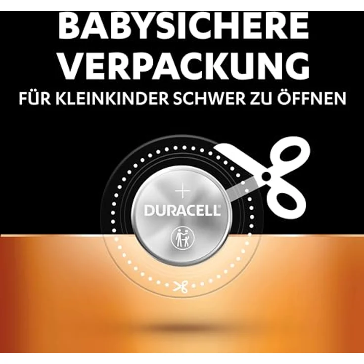 Duracell Specialty 2032 Lithium-Knopfzelle 3 V, 4er-Packung , mit Kindersichere Technologie, für die Verwendung in Schlüsselanhängern, Waagen, Wearables und medizinischen Geräten (CR2032 -DL2032) – Bild 6