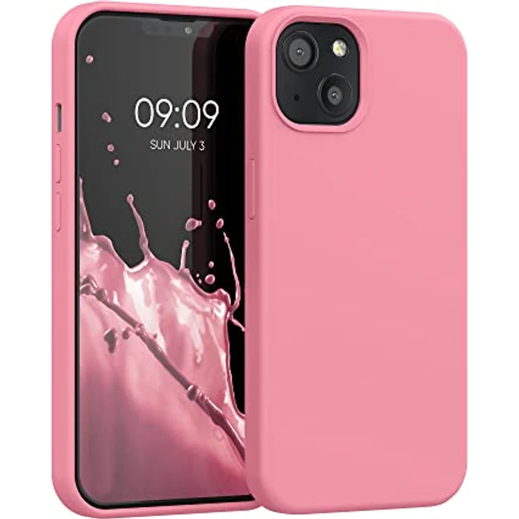 kwmobile Handyhülle für iPhone 13, Silikon Case für kabelloses Laden - Sweet Candy, rutschfest und elastisch – Bild 1