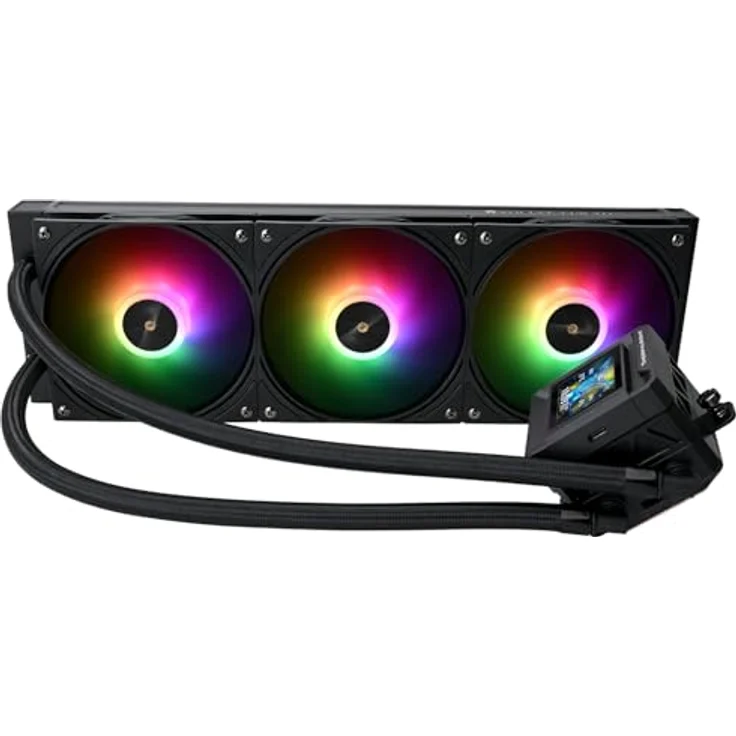 Thermalright Frozen Warframe SE, ARGB Wasserkühlung, 360mm schwarz, CPU Wasserkühler – Bild 8
