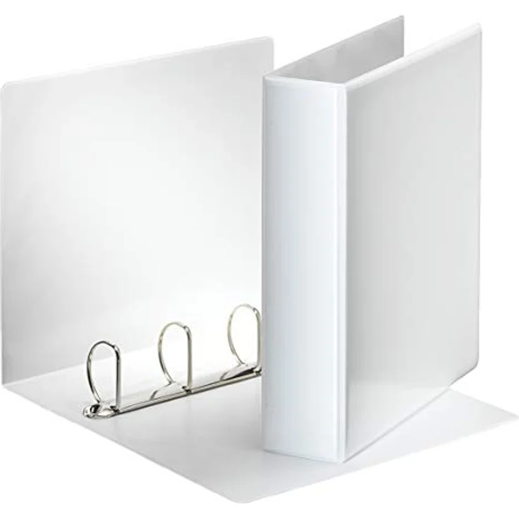 ESSELTE Präsentationsordner, Ringbuch mit 4-Ring-Comi-D-Mechanik, A4, weiss – Bild 2