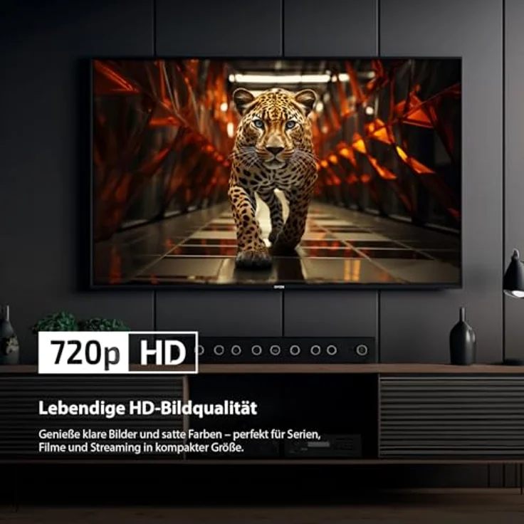 DYON ULTIMAX 32H-TI-W, 32 Zoll (80 cm) HD Smart TV mit Tizen OS, Triple Tuner (DVB-C/-S2/-T2), Samsung Smart Hub, Prime Video, Netflix, Disney+ [2025] – Bild 3