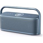 soundcore Motion x600 tragbarer Bluetooth Lautsprecher, kabelloses Hi-Res Spatial Audio, 50W räumlicher Sound, IPX7 Wasserschutz, 12h Wiedergabe, Pro EQ, Tragegriff, AUX-IN (Blau)