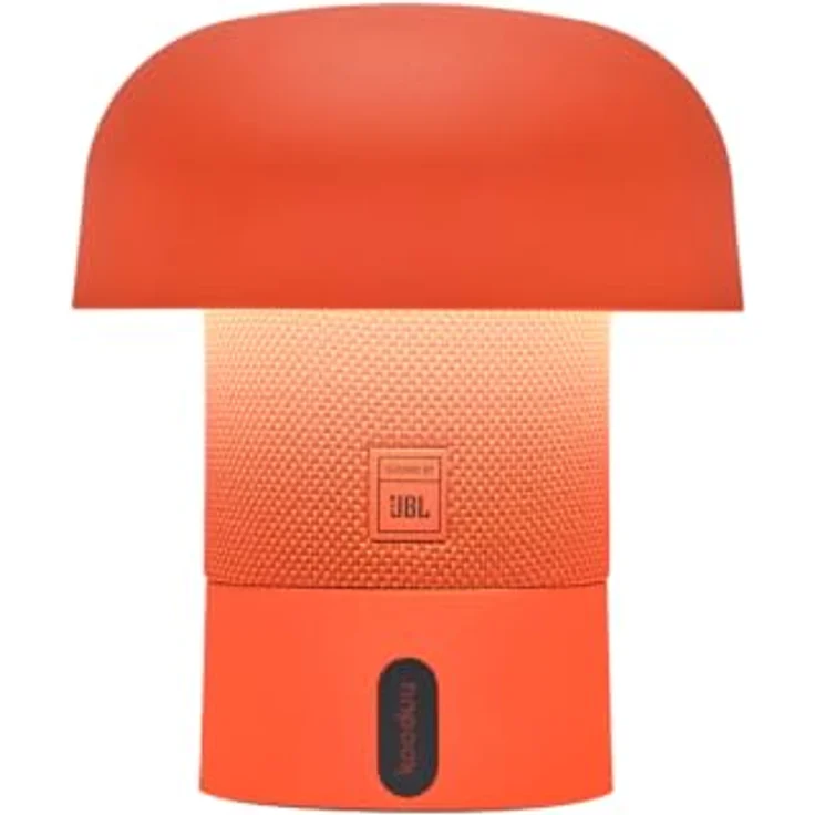 Kooduu Sensa Play Mini, Tragbarer Bluetooth-Lautsprecher mit dimmbarer LED-Lampe und SOUND BY JBL, Orange – Bild 1