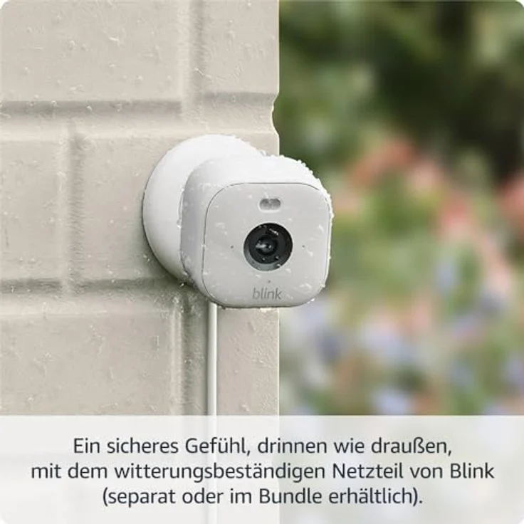 Blink Mini 2 Smarte Plug-in-Sicherheitskamera mit HD-Nachtsicht in Farbe, integriertem Spotlight, Gegensprechfunktion, Bewegungserfassung - Funktioniert mit Alexa (weiß) – Bild 3
