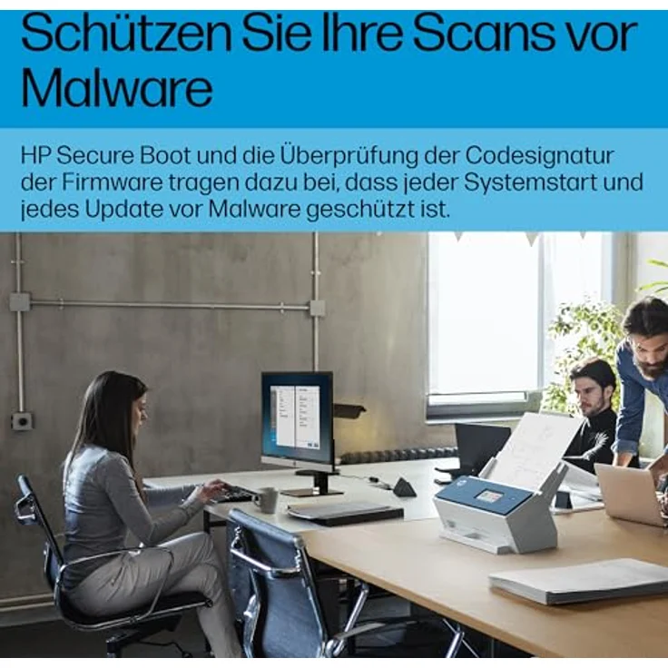 HP ScanJet Enterprise Flow N9000 sn1, ADF A3 Dokumentenscanner mit 600 DPI, 80 ppm, Touchscreen und Cloud-Integration – Bild 10