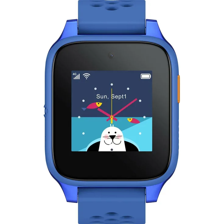 TCL MT46X Family Watch, Smartwatch für Kinder in Blau, 4G, mit Video-Anruffunktion und IP65-Schutzklasse