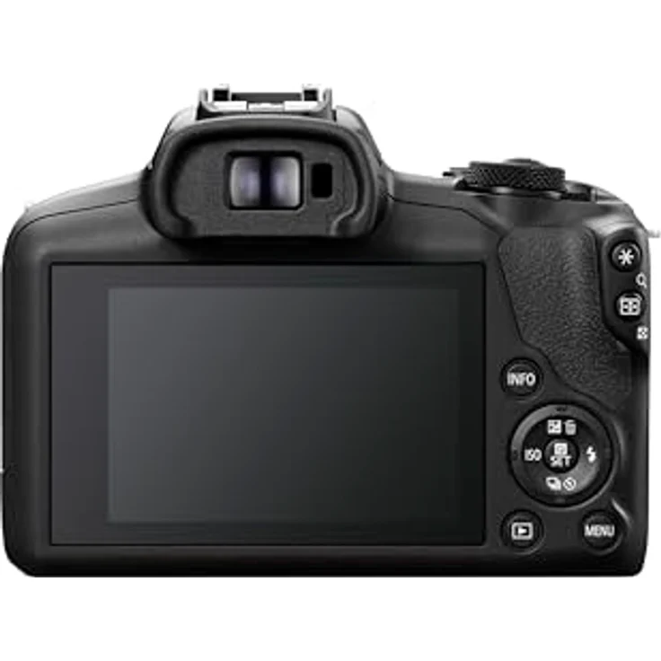 Canon EOS R100 + RF-S 18-45mm F4.5-6.3 IS STM Objektiv + Kameratasche + 64GB SD-Karte, Spiegellose Kamera mit 24,1 MP APS-C Sensor und 4K-Videoaufnahmen, Schwarz – Bild 4