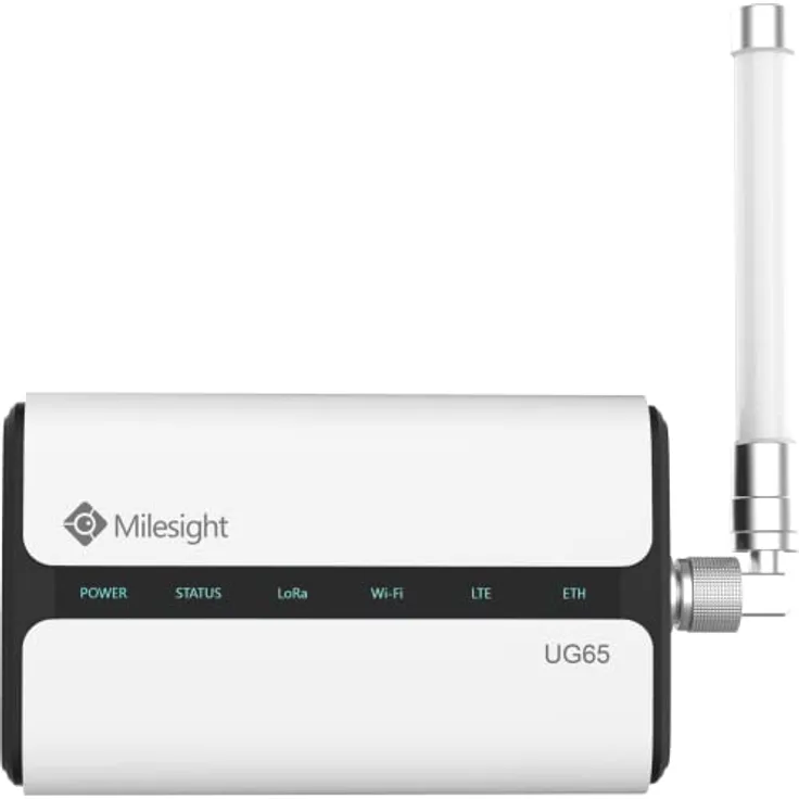 Milesight IoT LoRaWAN Gateway UG65 EXT. Antenne HNT Helium, Hochwertige Leistung, ergonomisches Design