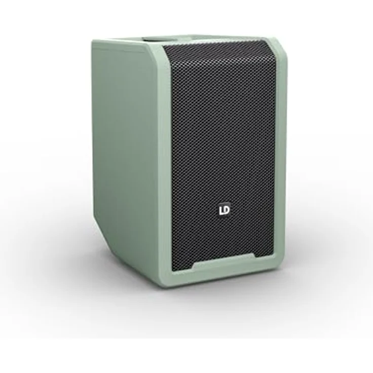 LD Systems ANNY 8 Tragbarer Bluetooth PA-Lautsprecher mit Akku und Mixer, Adventure Green - 8" Tragbarer aktiver 2-Wege-Fullrange-Lautsprecher, Bluetooth 5.0, ECO-Mode bis zu 11h Akkulaufzeit – Bild 1