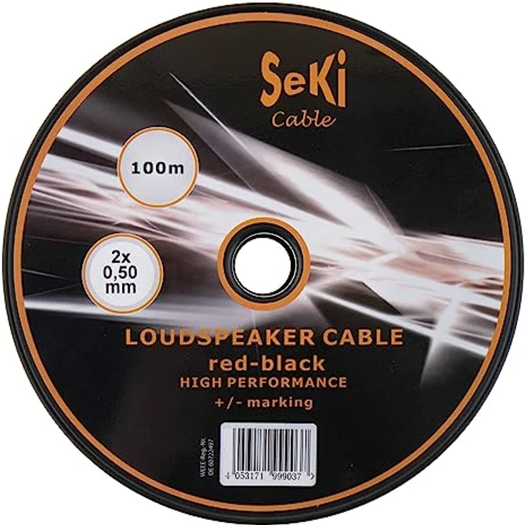 Lautsprecherkabel 2x0,50mm2 - 100m - rot-schwarz - CCA - Audiokabel - Boxenkabel – Bild 4