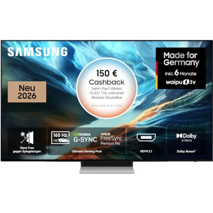 Samsung GQ48S90H OLED 4K Smart TV, 48 Zoll (121 cm), Vision AI, Motion Xcelerator 165Hz, Dolby Atmos – Bild 2