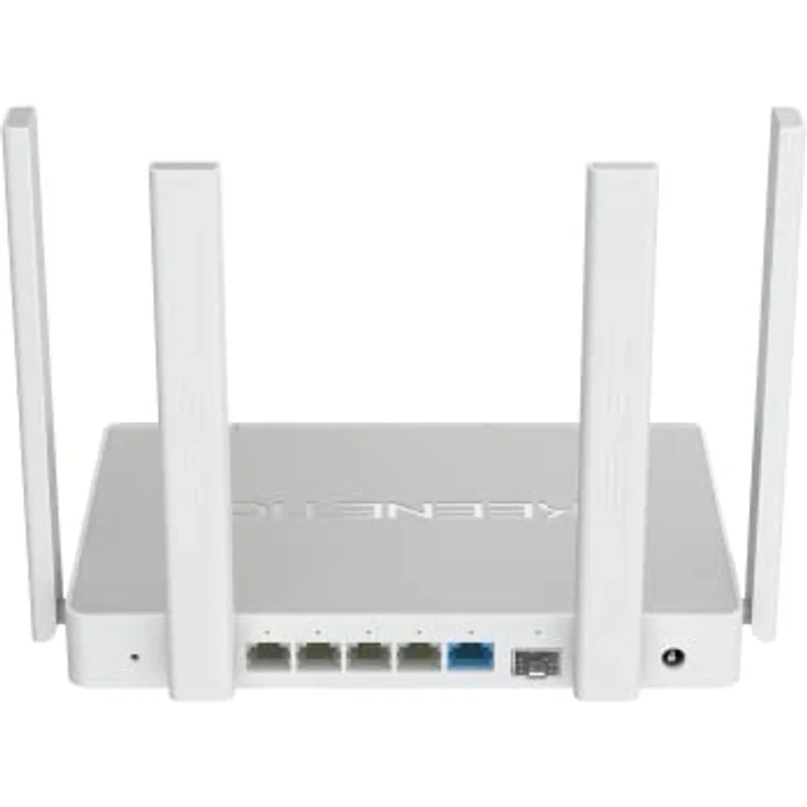 Keenetic Hero AX1800 Mesh-Wi-Fi-6-Router mit einem 5-Port-Gigabit-Smart-Switch, SFP-Combo-Port, USB-2.0- und USB-3.0-Ports – Bild 2