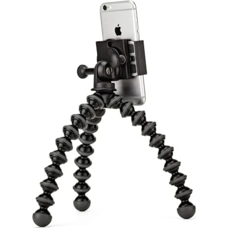JOBY JB01390-BWW GripTight PRO + GorillaPod Stativ Premium-Universalklemme für Stativmontage + Flexi-Stativ (geeigent für Alle Smartphones mit oder ohne Hülle) – Bild 3