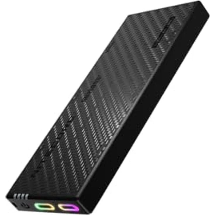 Nitecore NB10000 GEN4, Powerbank 10.000mAh mit IPX7-Zertifizierung und Carbon-Faser-Konstruktion, Carbonschwarz – Bild 5