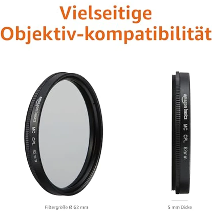 AmazonBasics Zirkularer Polarisationsfilter - 62mm – Bild 3