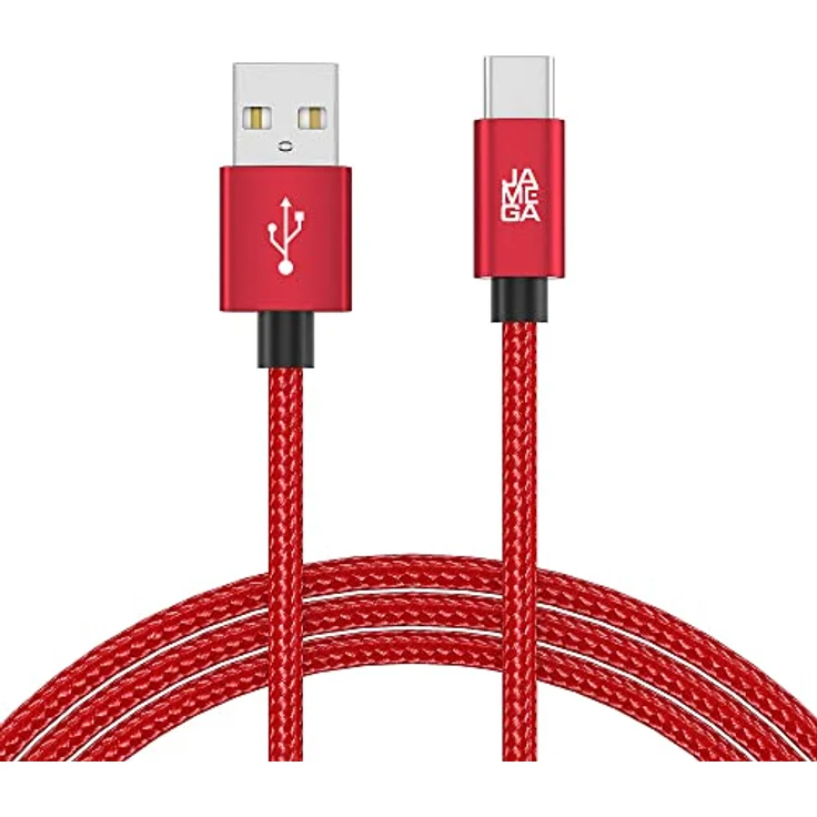 JAMEGA USB-C Kabel Nylon Schnellladekabel 0,5m, Hochgeschwindigkeits-Datenübertragung bis zu 5 Gbps, kompatibel mit Samsung, Huawei, HTC, LG – Bild 7