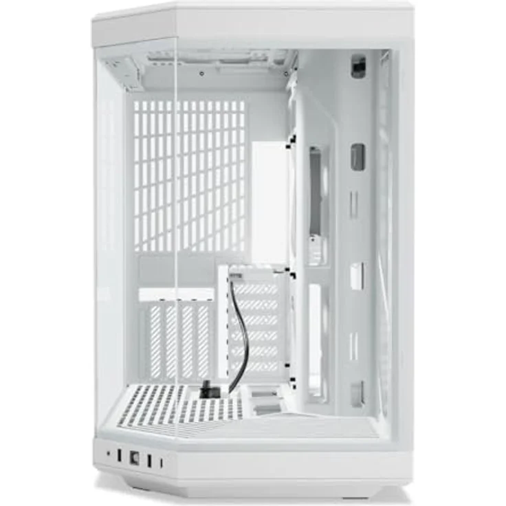 HYTE Y70 Mid Tower Gehäuse Schneeweiß (E-ATX/ATX/M-ATX/M-ITX) – Bild 2