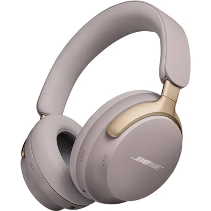 Bose QuietComfort Ultra Kabellose Kopfhörer mit Noise-Cancelling für räumlichen Klang, Over-Ear-Kopfhörer mit Mikrofon, Bis zu 24 Std Akku, Kopfhörer mit Raumklang, Sandstein - Limited Edition – Bild 1