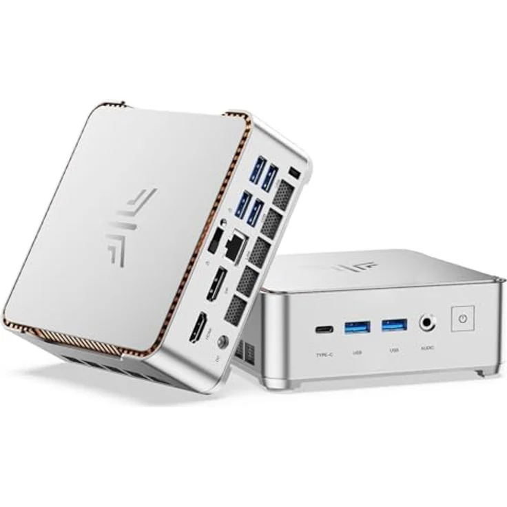 NiPoGi Hyper H2 Mini PC W-11 Pro, Intel Core i9-11900H, 32 GB DDR4, 1 TB M.2 NVMe SSD, WiFi 6, HDMI, DP, Typ-C, 4K@60Hz Dreifach-Bildschirmanzeige – Bild 1