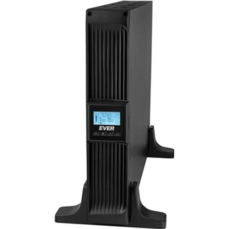 Ever NETLINE RT 1500, USV für Rackmontage, 1500 VA, 1350 Watt, 1-phasig, 8 Ausgangsanschlüsse, RS-232, USB