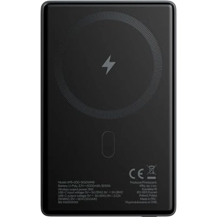 FOREVER Allity Powerbank Wireless APB-300 PD QC 20W 5000 mAh Grau Magnetisch – Bild 7