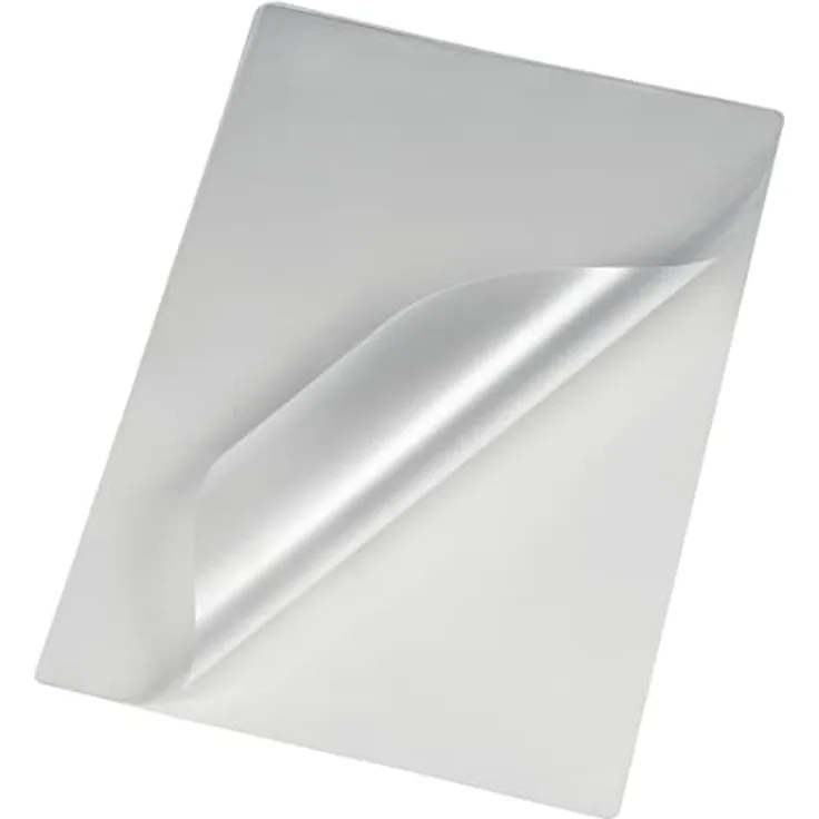 Hama Laminierfolien DIN A4, 80 mic, 100 Stück (Heißlaminierfolie, für Heiß-Laminiergeräte, heiß laminieren, beschreibbar, abwischbar, Laminierfolie 80 Micron), transparent