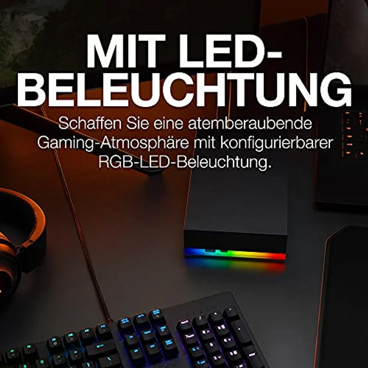 Seagate FireCuda Gaming Hub, 16 TB externe HDD, PC-Gaming, inkl. 3 Jahre Rescue Service, Modellnr.: STKK16000400 – Bild 3