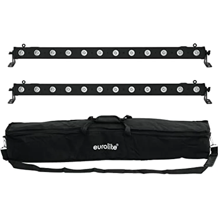 Eurolite Set 2x LED BAR-12 QCL RGBW + Soft Bag