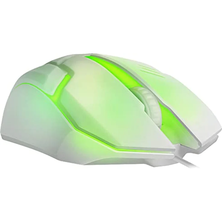 Defender Computer Gaming Maus, Farbwechsel und verdrahtet, am besten für PC und Laptop Gamer, 7-farbige Hintergrundbeleuchtung, geripptes Scrollrad, ergonomische Form, geeignet für lange Arbeitszeiten – Bild 3