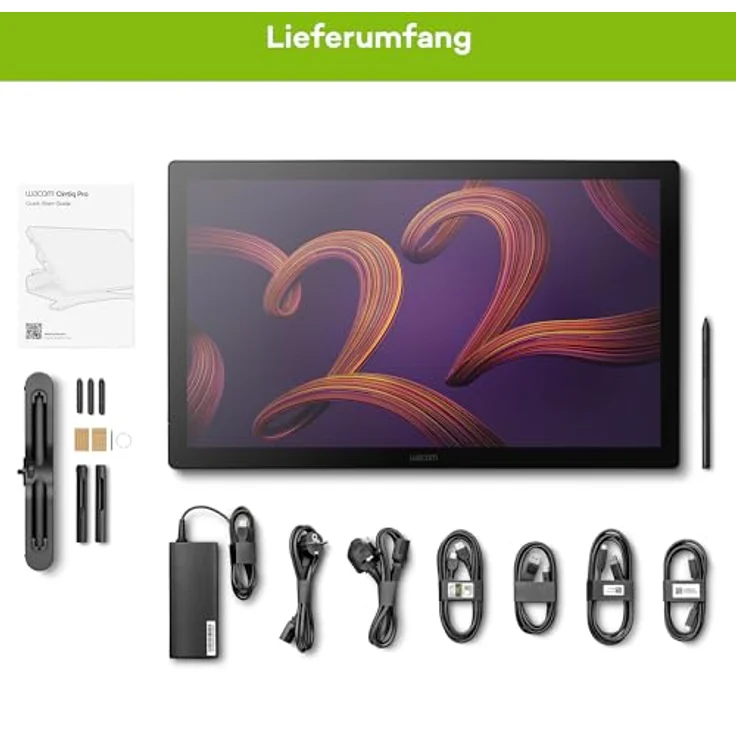 Wacom CINTIQ PRO 22, 4K-Stift-Display mit 120 Hz, Schwarz – Bild 9