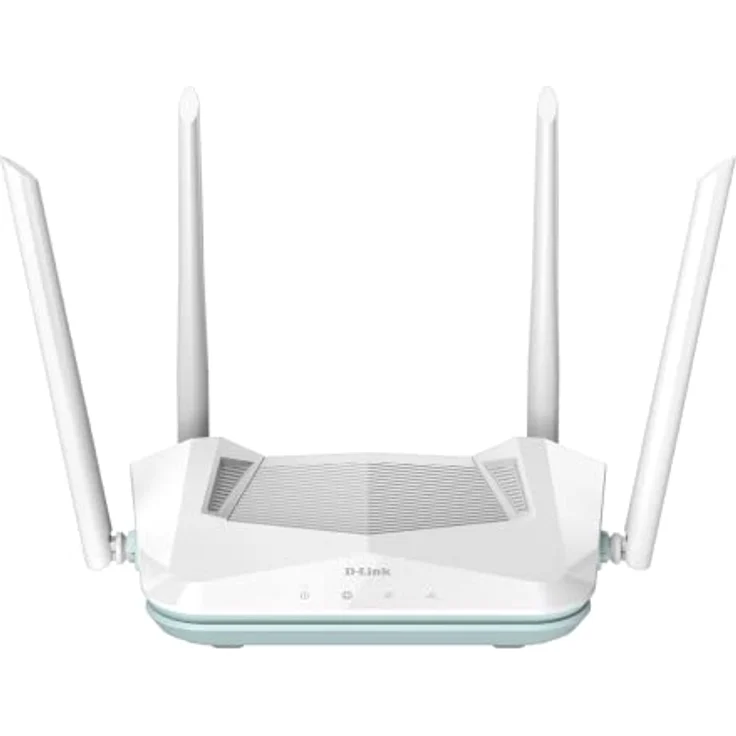 D-Link R15 Smart AX1500, WLAN-Router mit Wi-Fi 6, 1xWAN, 3xLAN, weiss, bis zu 128 Geräte, KI-optimierte Netzwerkleistung, WPA3-Sicherheit – Bild 1
