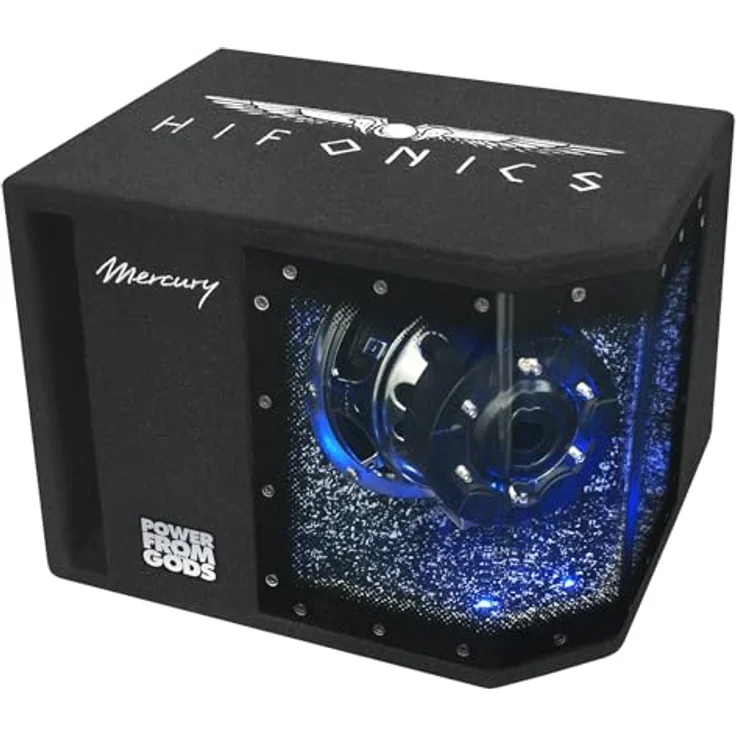Hifonics MERCURY MBP1000.2, 2-Kanal Bass Power Paket mit 500 Watt RMS Verstärker und LED-Innenbeleuchtung – Bild 6