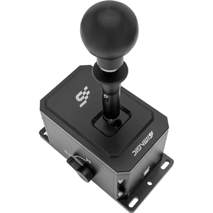 Simagic DS-8X H Pattern Shifter, Vollmetall Schaltknüppel mit 8 Vorwärtsgängen und sequenziellem Modus, einstellbarer Schaltwiderstand