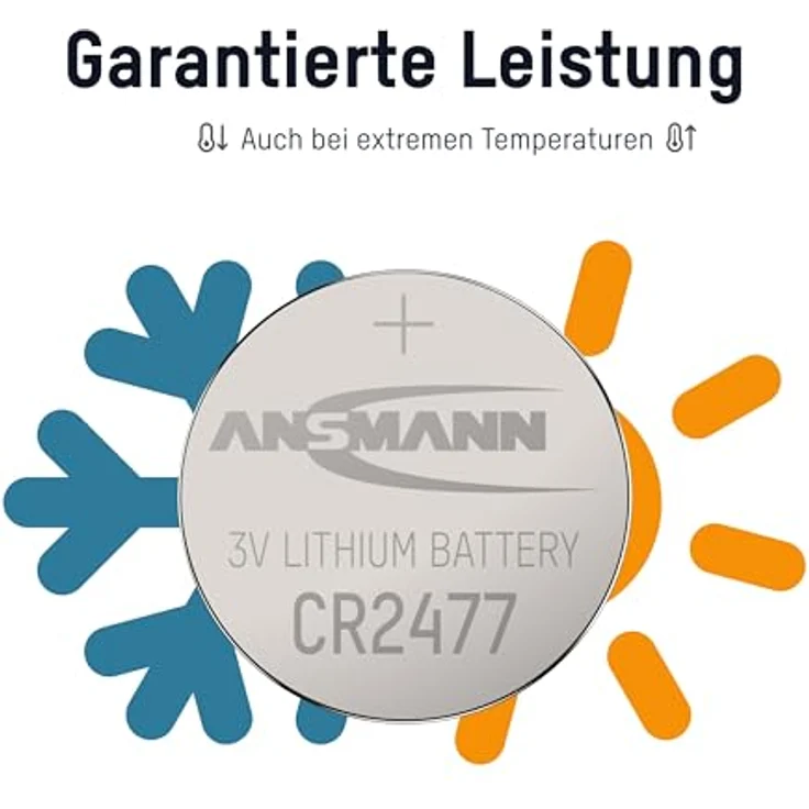 ANSMANN 1516-0010 Knofpzelle Batterie Lithium CR 2477 - 3V – Bild 5