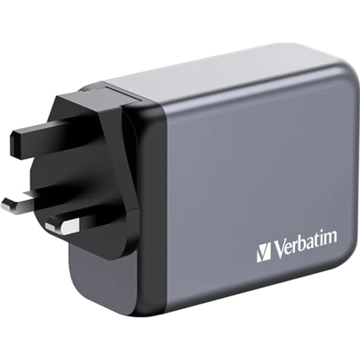 Verbatim GaN Charger 200 W, 4 Ports USB-C Ladegerät, innovativer Power Adapter mit 3 x USB-C und 1 x USB-A, Schnellladegerät als Mehrfachstecker, Netzteil für Apple iPhone, Samsung und Co – Bild 5