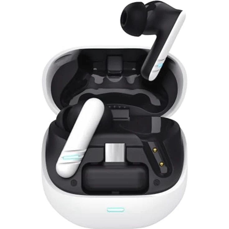 Trust GXT 409 Oxxie, True Wireless Stereo (TWS) Gaming Kopfhörer mit 100 - 10000 Hz Frequenzbereich, weiß – Bild 1