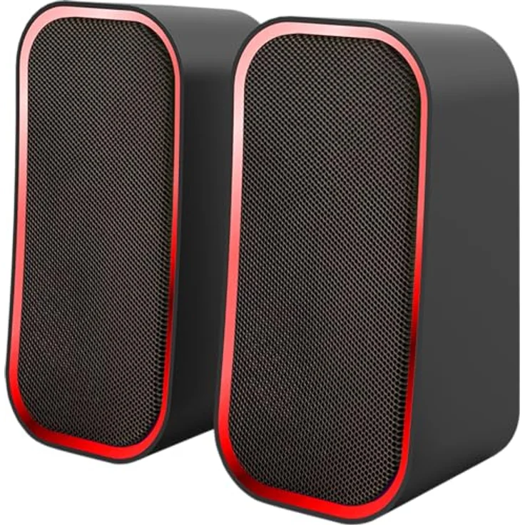 Speedlink Token Gaming PC Lautsprecher Bluetooth - RGB Gaming Lautsprecher, 3,5mm AUX Klinke oder Bluetooth Verbindung, 6 Beleuchtungsmodi, 12W, schwarz – Bild 4