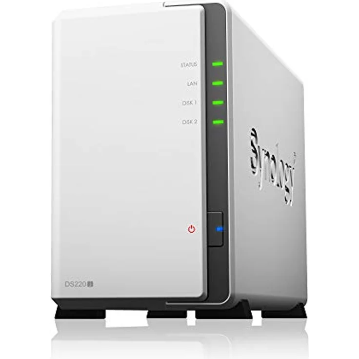 Synology DS220j 20 TB 2 Bay Desktop NAS-Lösung | Installiert mit 2 x 10 TB Western Digital Red-Laufwerken – Bild 2