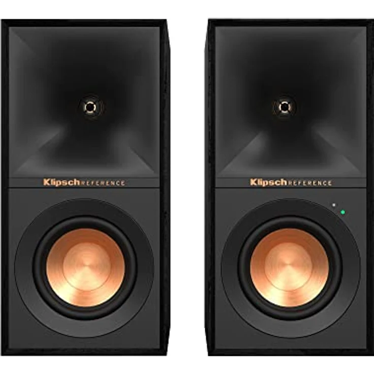 Klipsch R-40PM EUA-betriebene Lautsprecher, Schwarz - Breite Klangbühne, integrierter Phono-Vorverstärker, dynamischer Bass-EQ - Preisvergleich – Bild 3