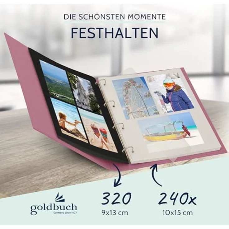 Goldbuch Ringbuch A4 net BV fuchsia Ringbuch A4 – Bild 8