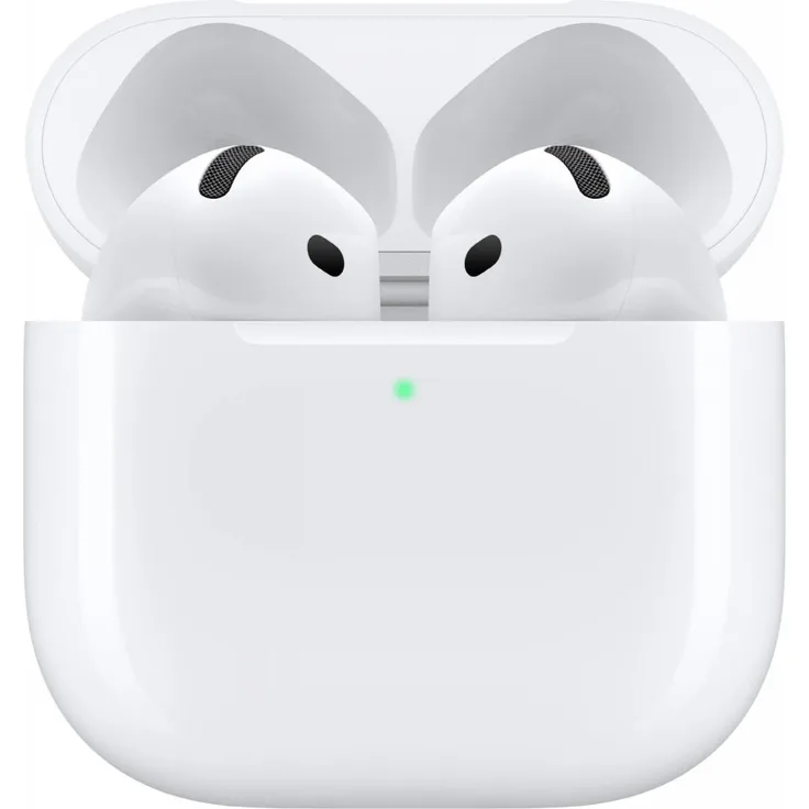 Apple AirPods 4, Adaptive Noise Cancelling Kopfhörer mit H2-Chip, 2024 Modell