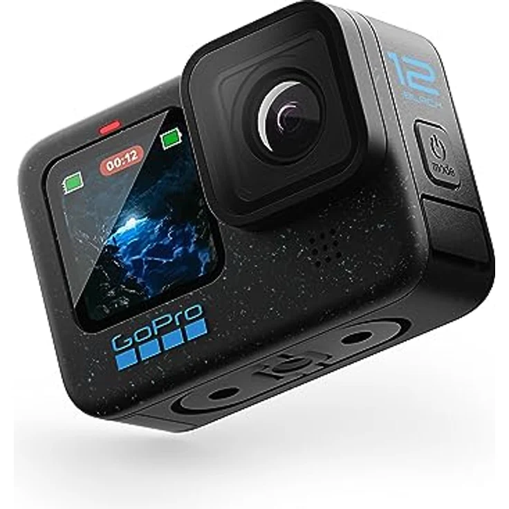GoPro HERO12 Black – wasserdichte Action-Kamera mit 5,3K60 Ultra HD-Video, 27 MP Fotos, HDR, 1/1,9-Zoll-Bildsensor, Live-Streaming, Webcam, Stabilisierung – Bild 2