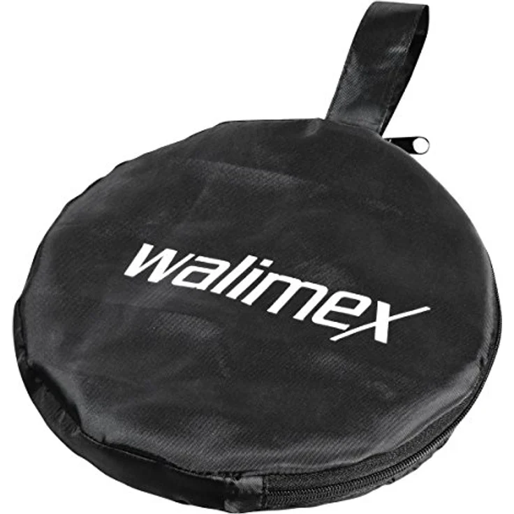 Walimex Faltreflektor, 56 cm gold-silber (inkl. Transporttasche) - Preisvergleich – Bild 5