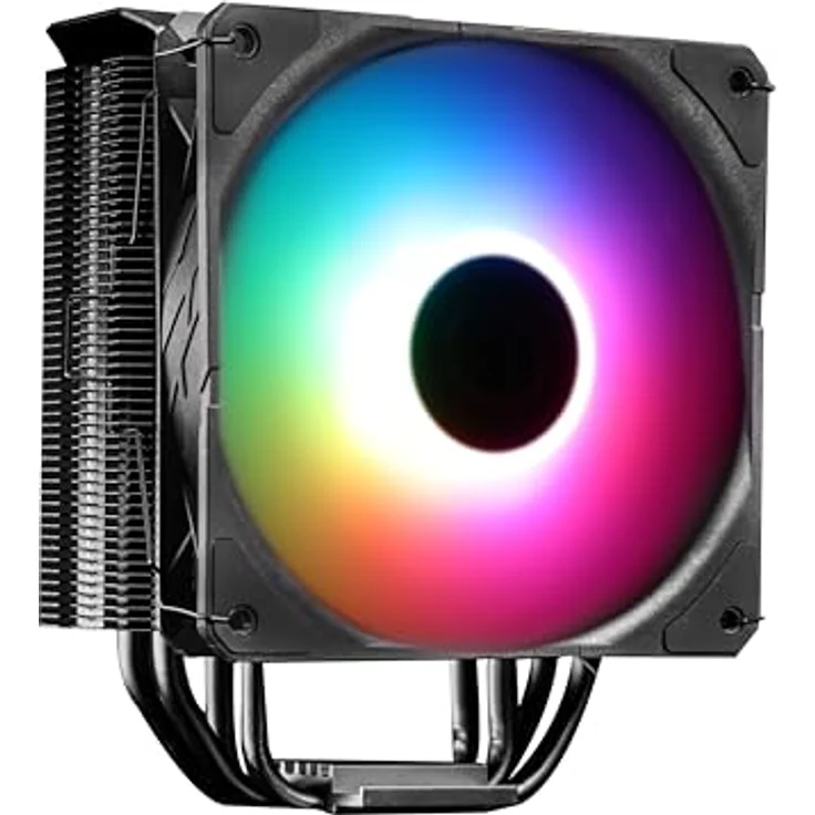 Cooler Master Hyper 212 Pro, CPU Kühler mit 230W TDP, asymmetrischem Design und SickleFlow Edge 120 Lüfter, Schwarz – Bild 3