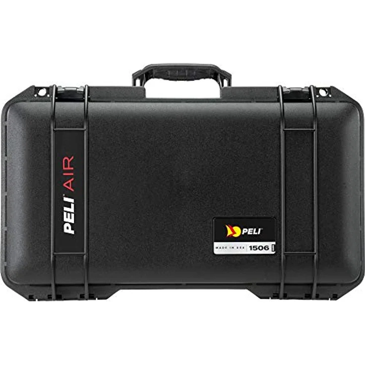 Peli 1506 Air, Leichter Schutzkoffer für Filmkameras und empfindliche Elektronik, Wasser- und Staubdicht, 22L, Schwarz, ohne Schaumstoffeinlage – Bild 4