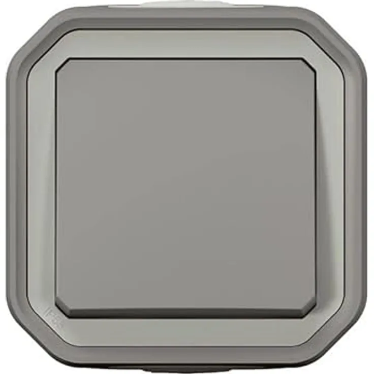 Plexo Legrand 10AX wasserdichter Wechselschalter, Grau