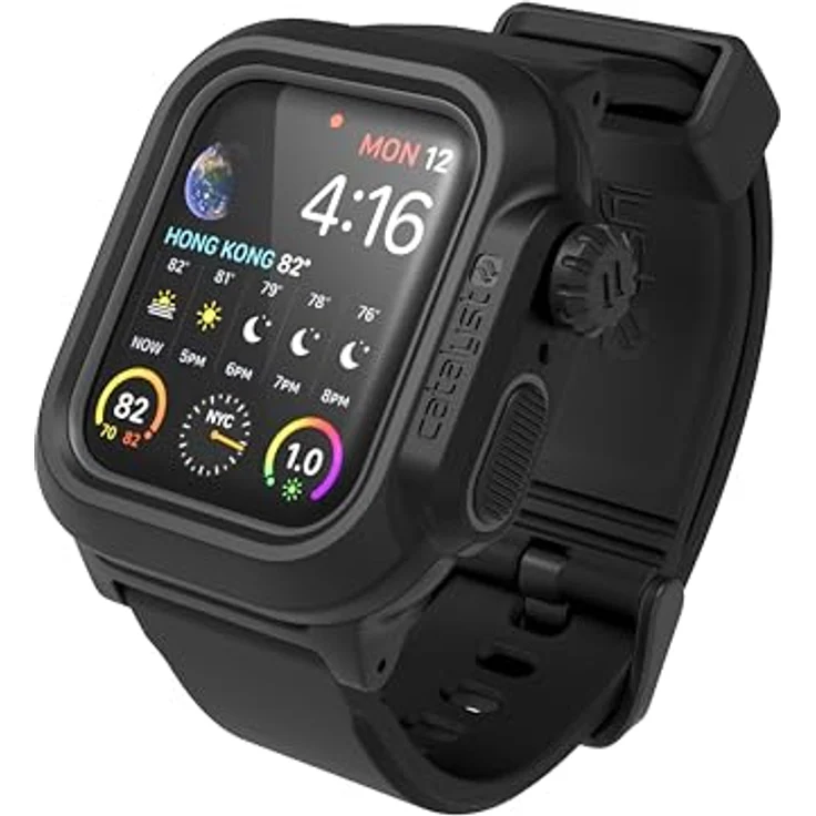 Catalyst wasserdichtes Case für Apple Watch 4, 5, 6 und SE (40mm), robust mit NATO Nylon Band und vollständiger Funktionalität – Bild 1