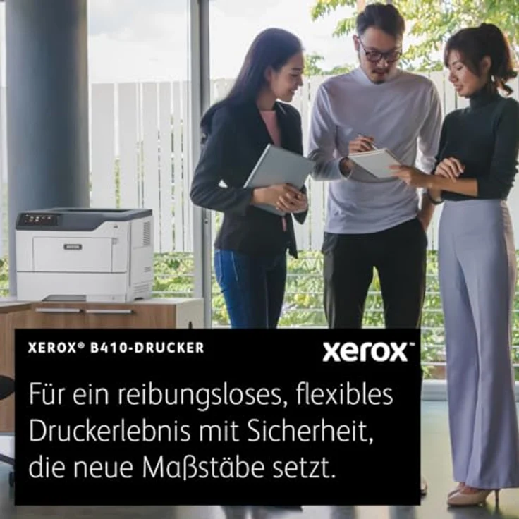 Xerox B410dn Schwarz und Weiß Laserdrucker mit Duplex 2-seitigem Druck, 47ppm A4, kompakt und benutzerfreundlich – Bild 2