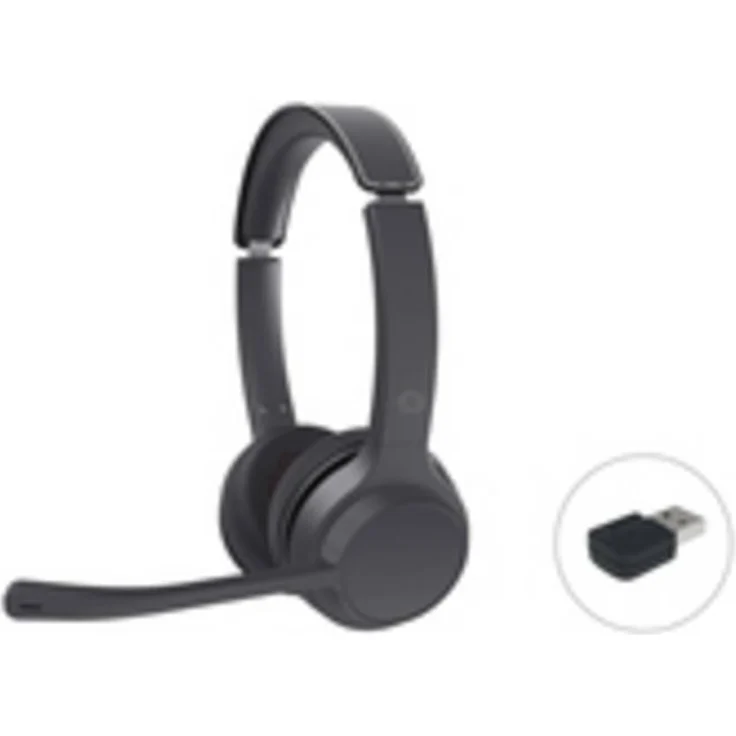 Conceptronic POLONA04BA, Wireless Bluetooth Kopfhörer mit USB-Audio-Adapter, schwarz