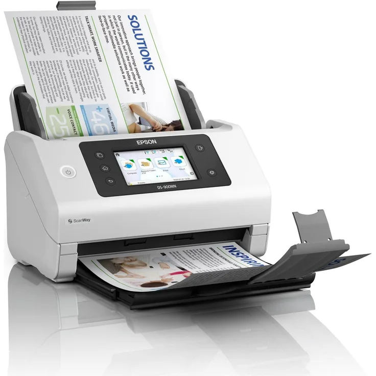 EPSON WorkForce DS-900WN DIN A4-Dokumentenscanner, ADF 100S, Wireless, Duplex-Funktion, 70 Seiten/Min.